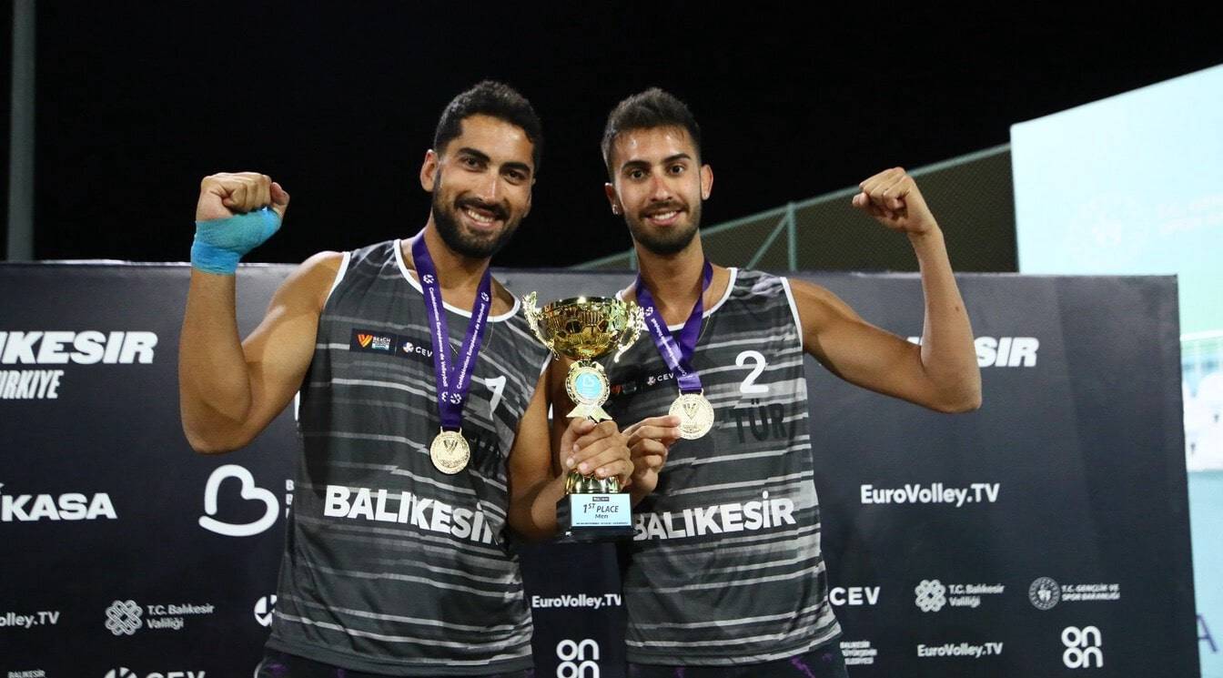 Yusuf Özdemir ve Batuhan Kuru 2025 Beach Pro Tour Balıkesir