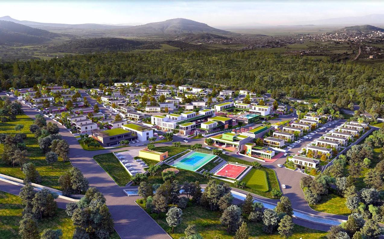 Tanyer Yapı’nın Urla Bademler’de yaşama geçirdiği TanUrla, sürdürülebilir yeşil enerji konseptiyle doğaya saygılı