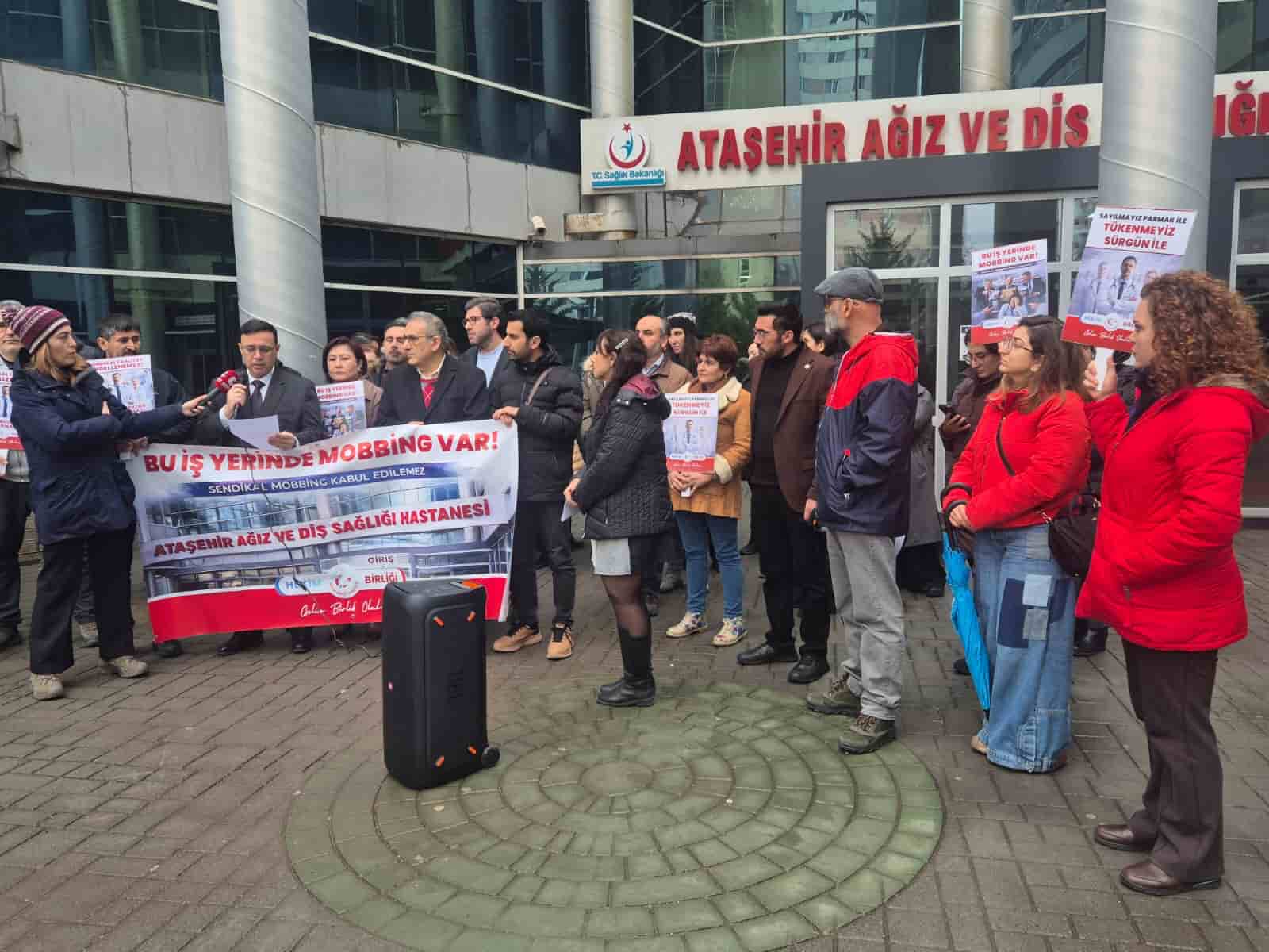 Sağlık iş kolunda sendikalar Hekim Birliği Sendikası'nın da katılımıyla baskı