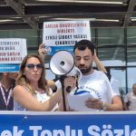 Çiğli Eğitim ve Araştırma Hastanesi'nde görevli personeller zor günler yaşıyor.